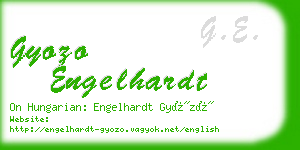 gyozo engelhardt business card